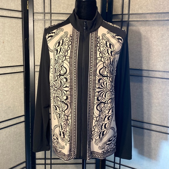Susan Graver Jackets & Blazers - Susan Graver lightweight jacket size L nylon poly spandex blend